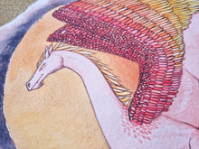 Load image into Gallery viewer, Red Dragon Fire Original Watercolour Painting
